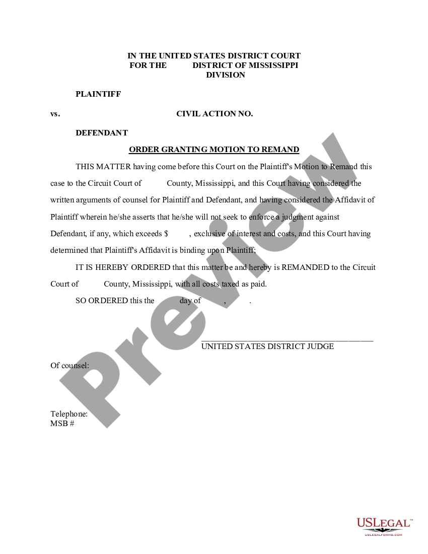 Proposed Order Granting Motion For Preliminary Injunction Us Legal Forms