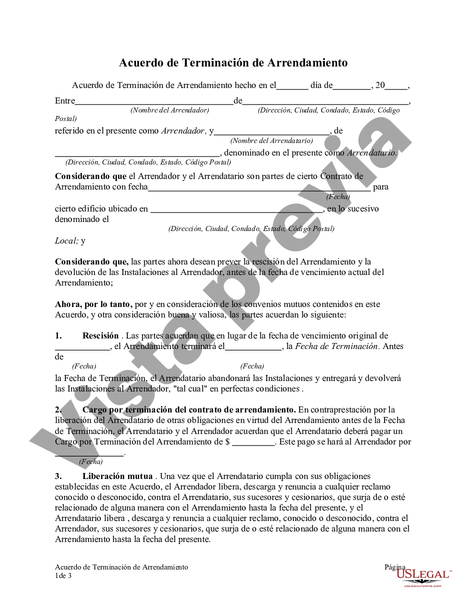 Carta De Terminaci N De Contrato De Arrendamiento Para Camiones Carta