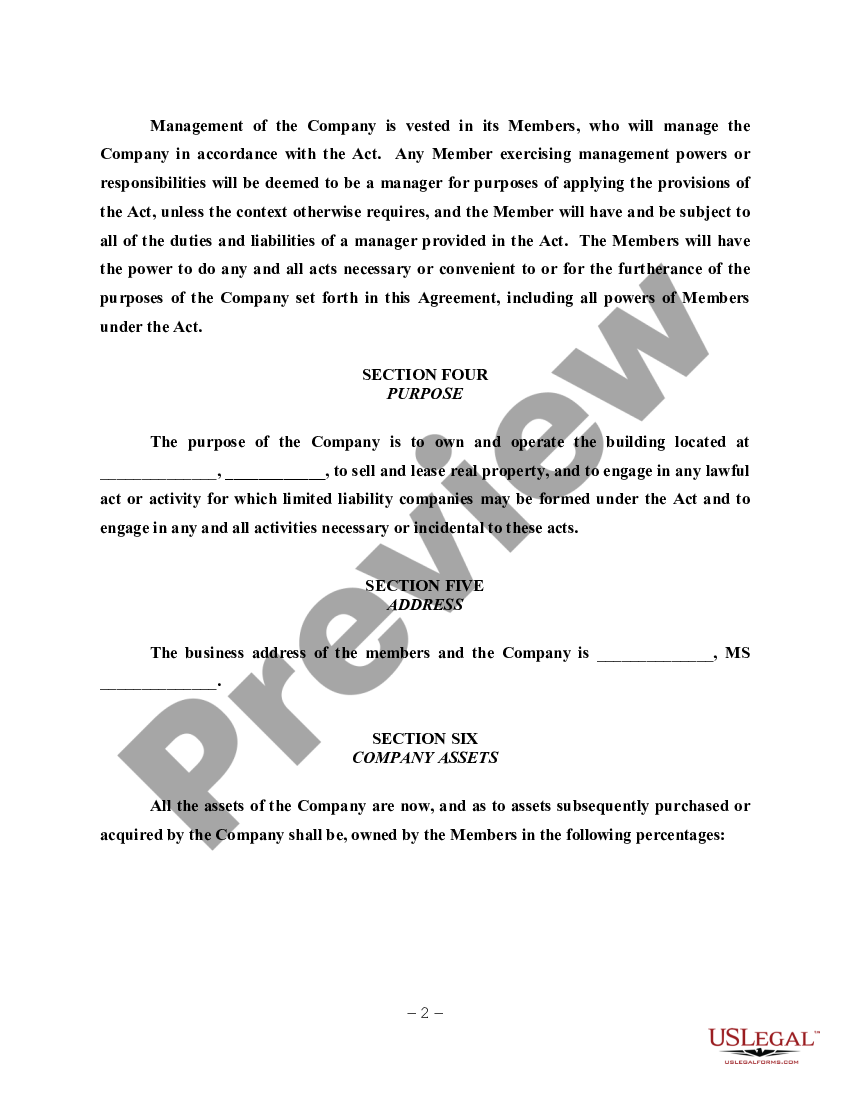 Puerto Rico Llc Operating Agreement For Married Couple Limited