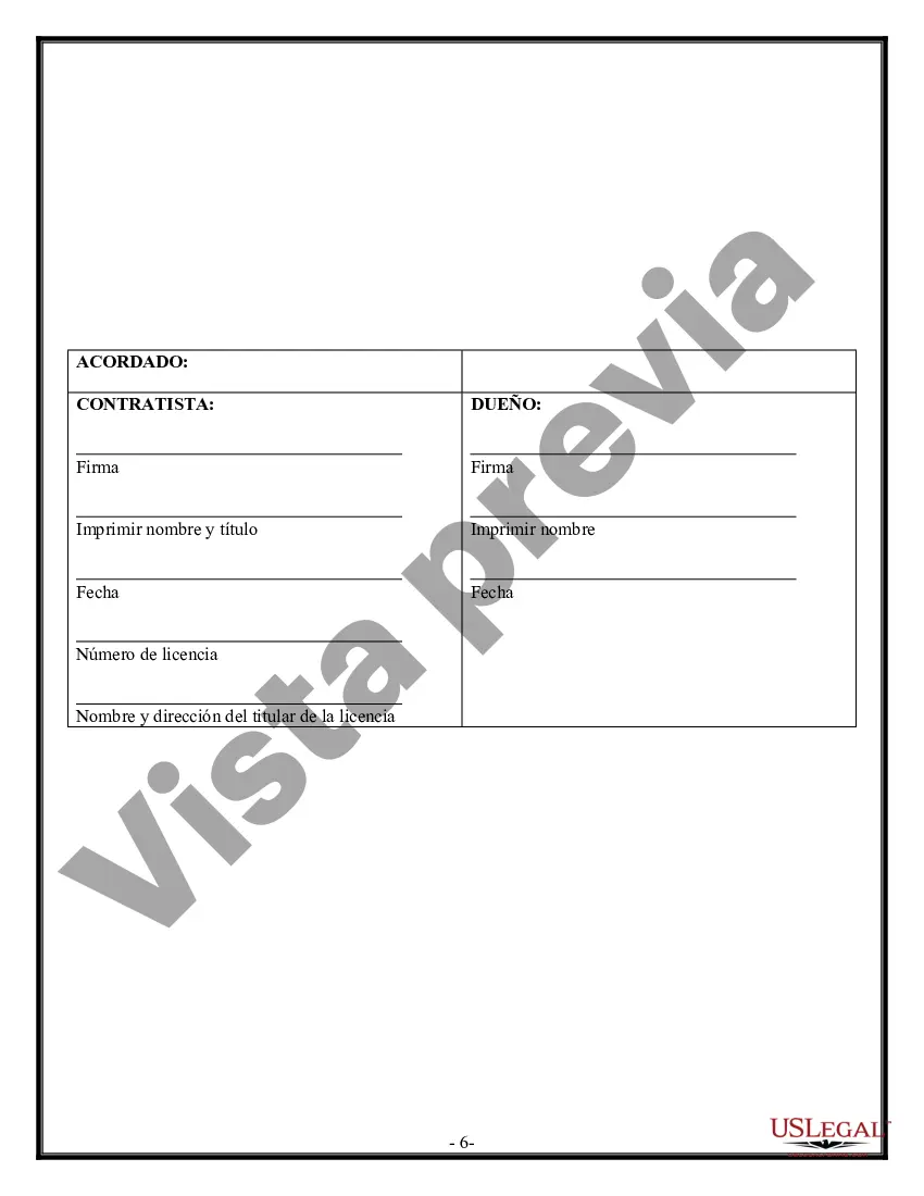 Preview Contrato de paisajismo para contratista