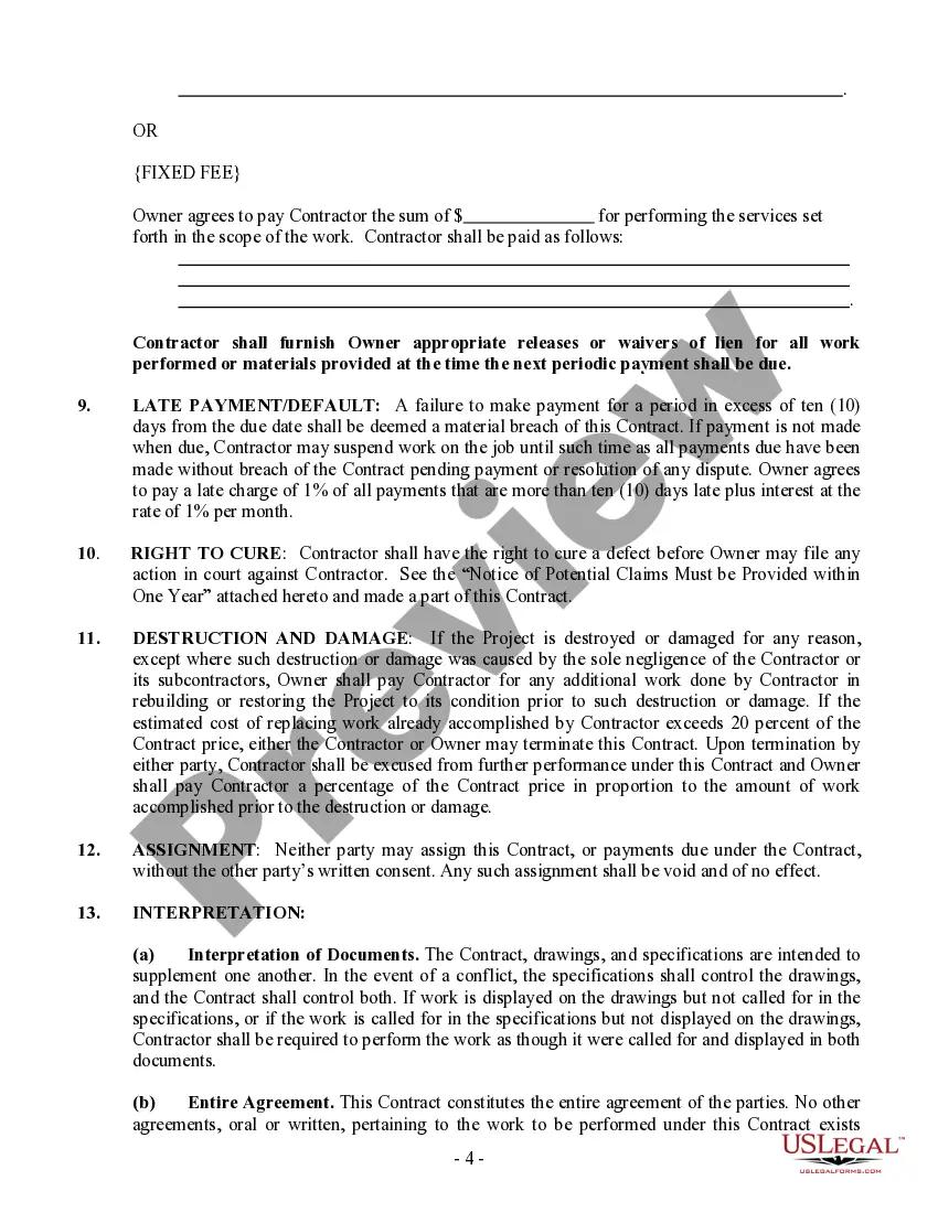 Get Landscape Contract for Contractor Preview Landscape Contract for Contractor