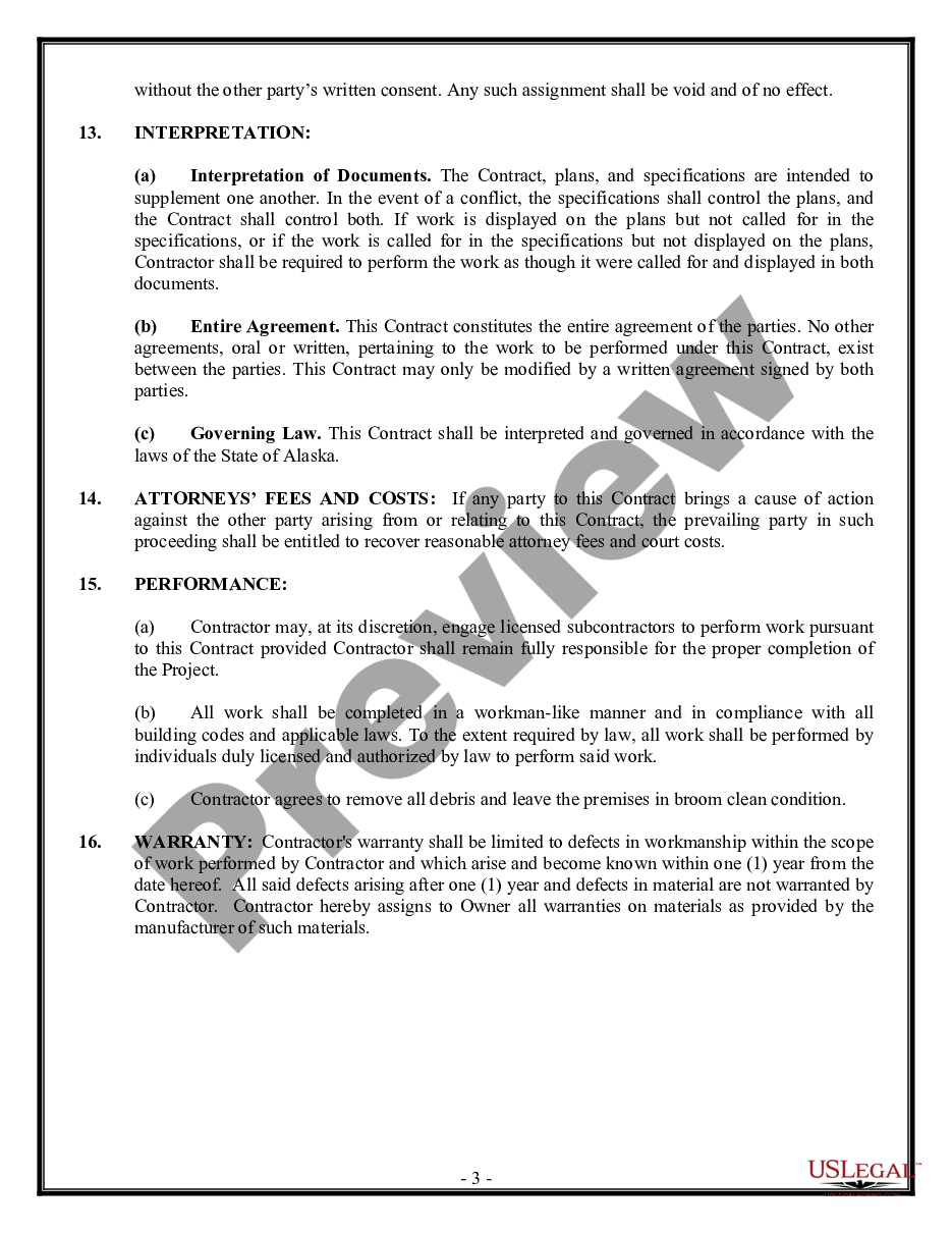 page 2 Demolition Contract for Contractor preview