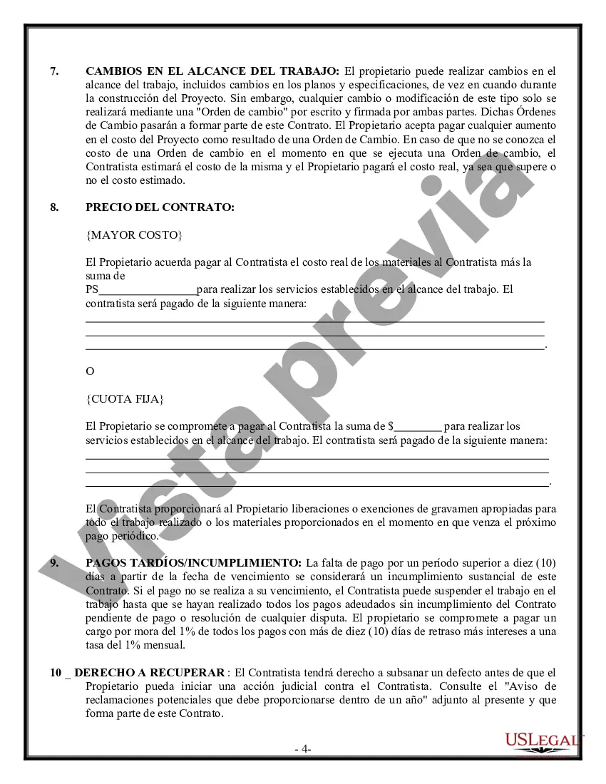 Preview Contrato marco para contratista