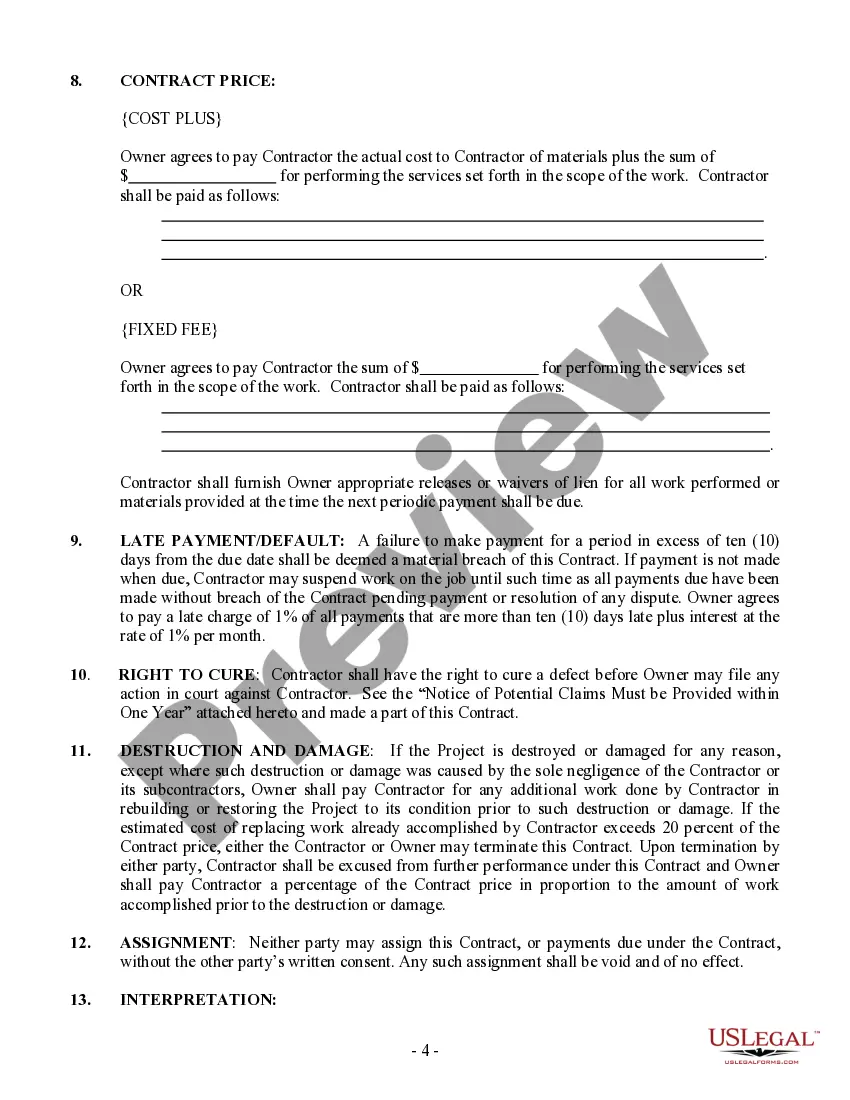 Preview Framing Contract for Contractor