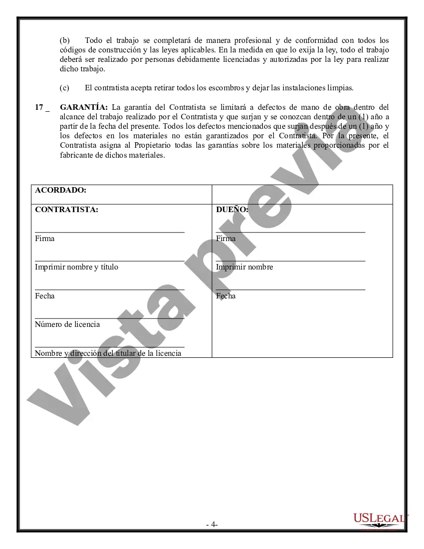 Preview Contrato de Drenaje para Contratista
