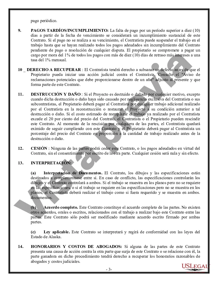 Preview Contrato de paneles de yeso de yeso para contratista