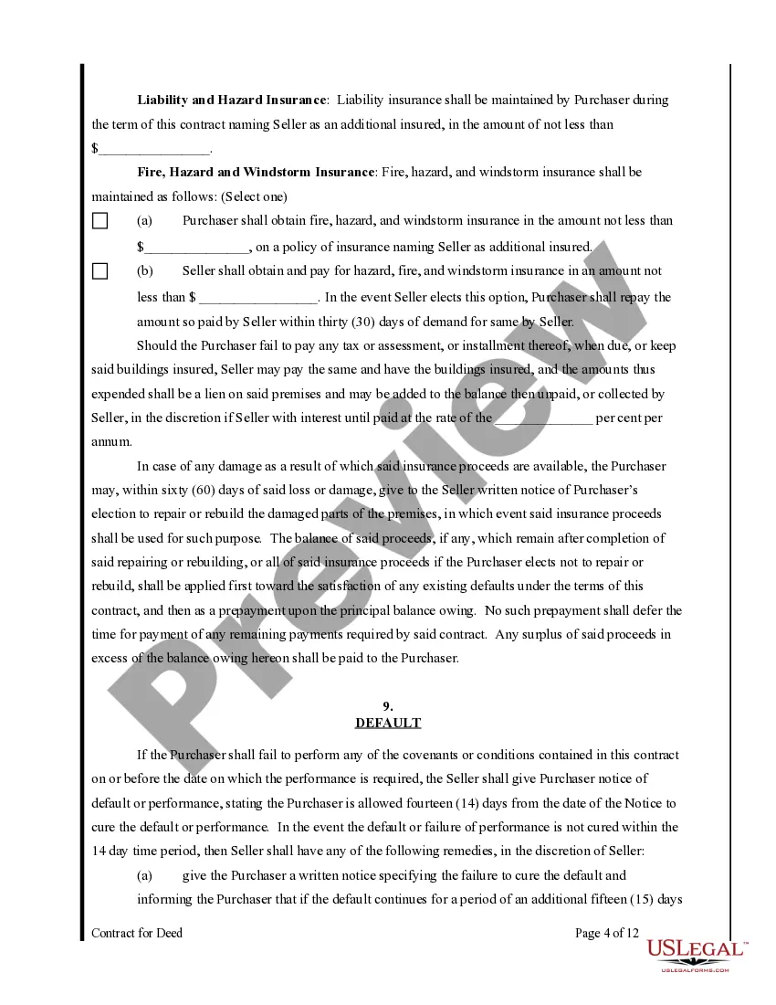 Get Agreement or Contract for Deed for Sale and Purchase of Real Estate a/k/a Land or Executory Contract Preview Agreement or Contract for Deed for Sale and Purchase of Real Estate a/k/a Land or Executory Contract