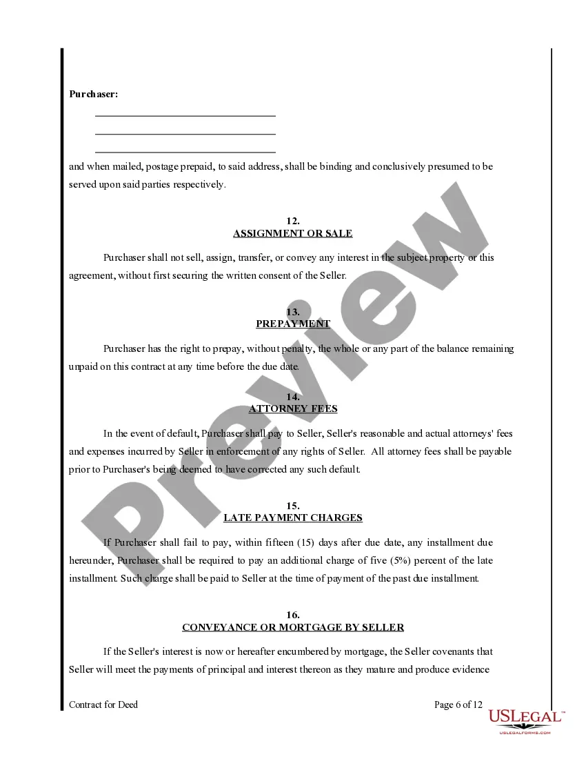 Get Agreement or Contract for Deed for Sale and Purchase of Real Estate a/k/a Land or Executory Contract Preview Agreement or Contract for Deed for Sale and Purchase of Real Estate a/k/a Land or Executory Contract