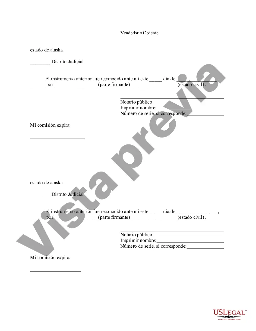 Preview Cesión del contrato de escritura por parte del vendedor