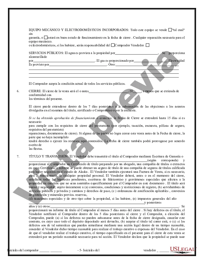Preview Contrato de Compraventa de Bienes Inmuebles sin Corredor para Acuerdo de Venta de Casa Residencial