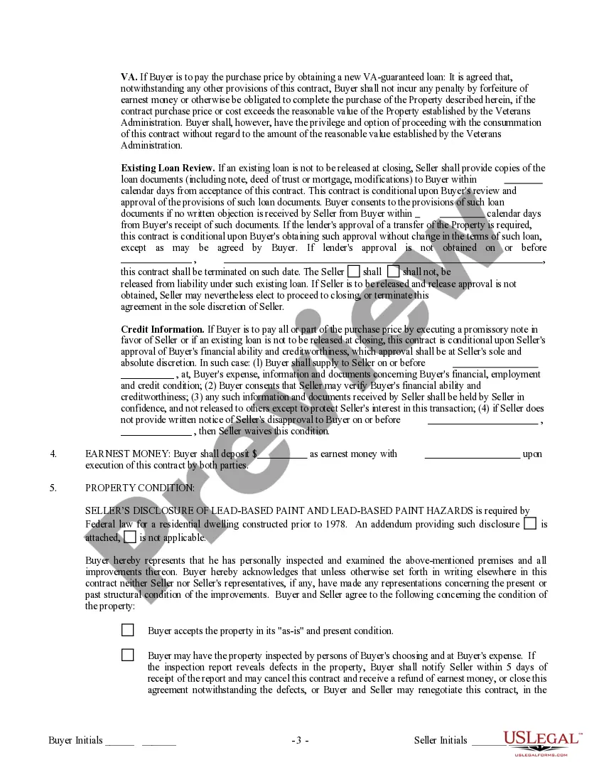 Preview Contract for Sale and Purchase of Real Estate with No Broker for Residential Home Sale Agreement