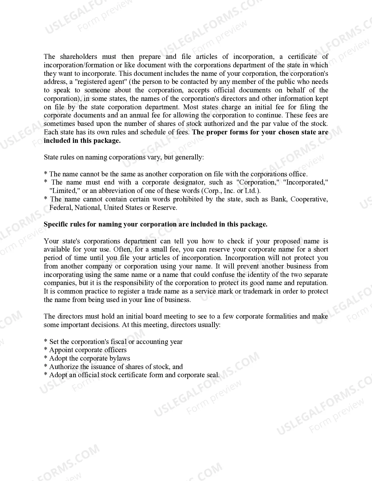 Preview Alaska Business Incorporation Package to Incorporate Corporation