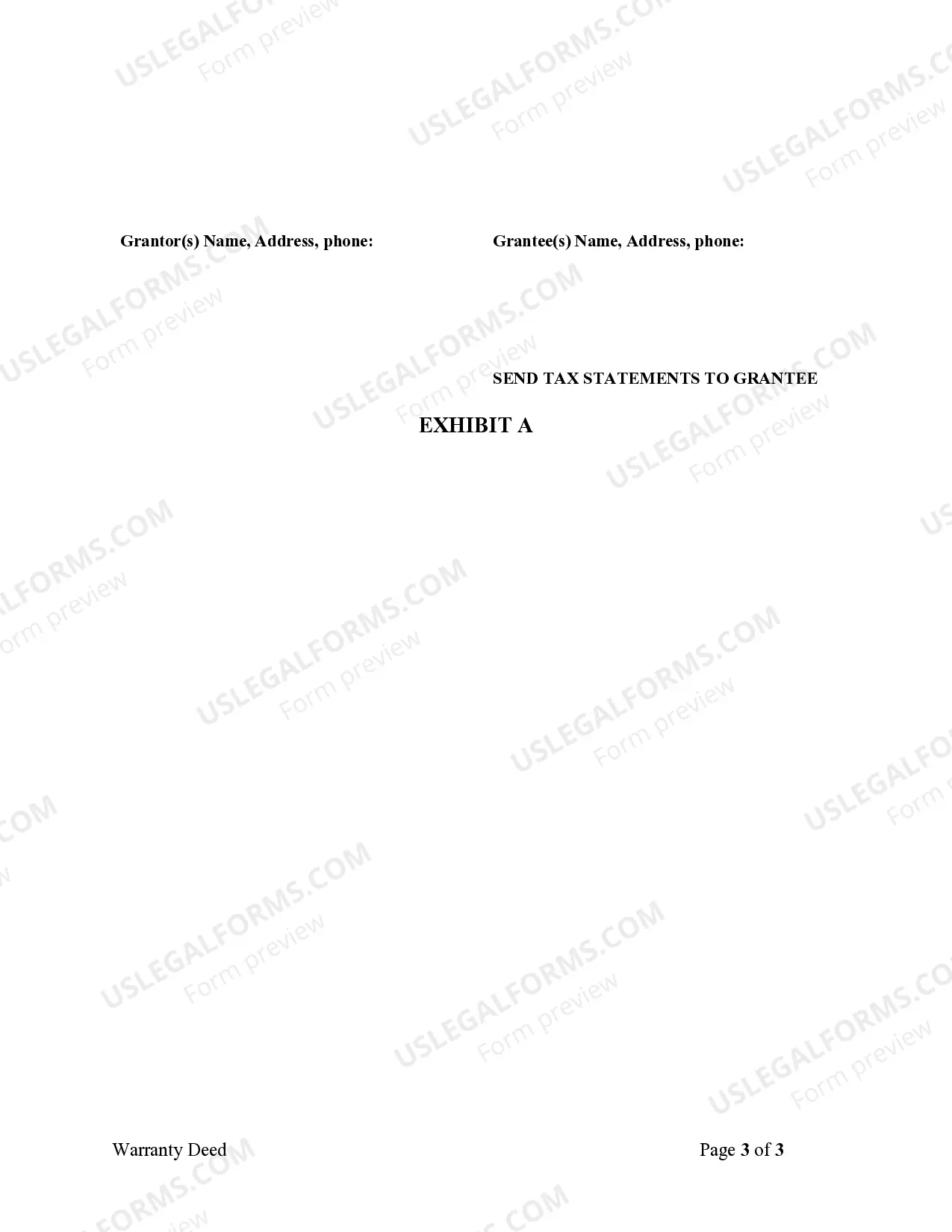 Preview Warranty Deed from Corporation to Individual