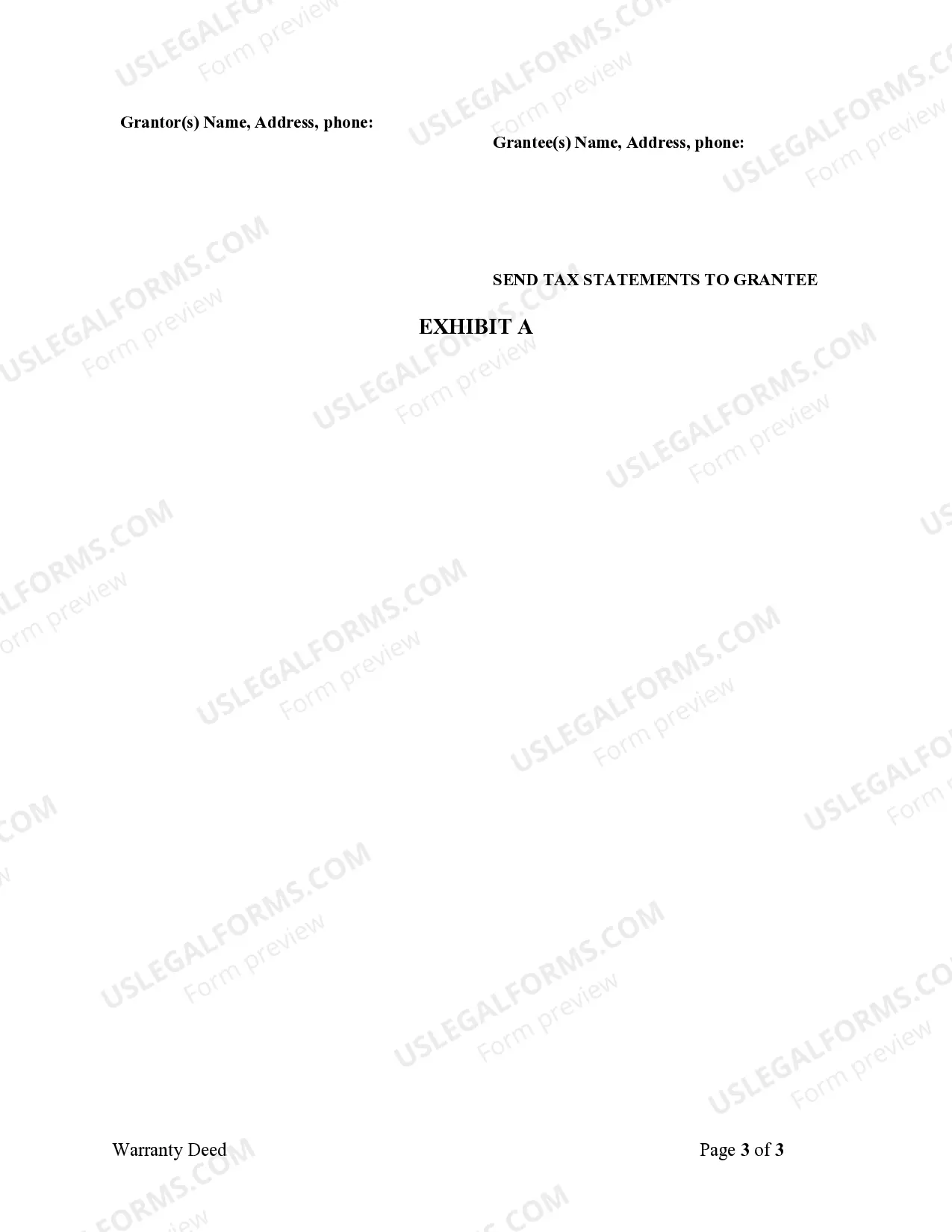 Preview Warranty Deed from Corporation to Corporation