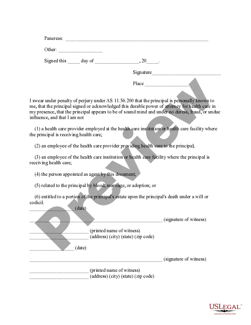 Preview Declaration relating to use of life sustaining procedures - Do Not Resuscitate - DNR - Optional Donation of tissues