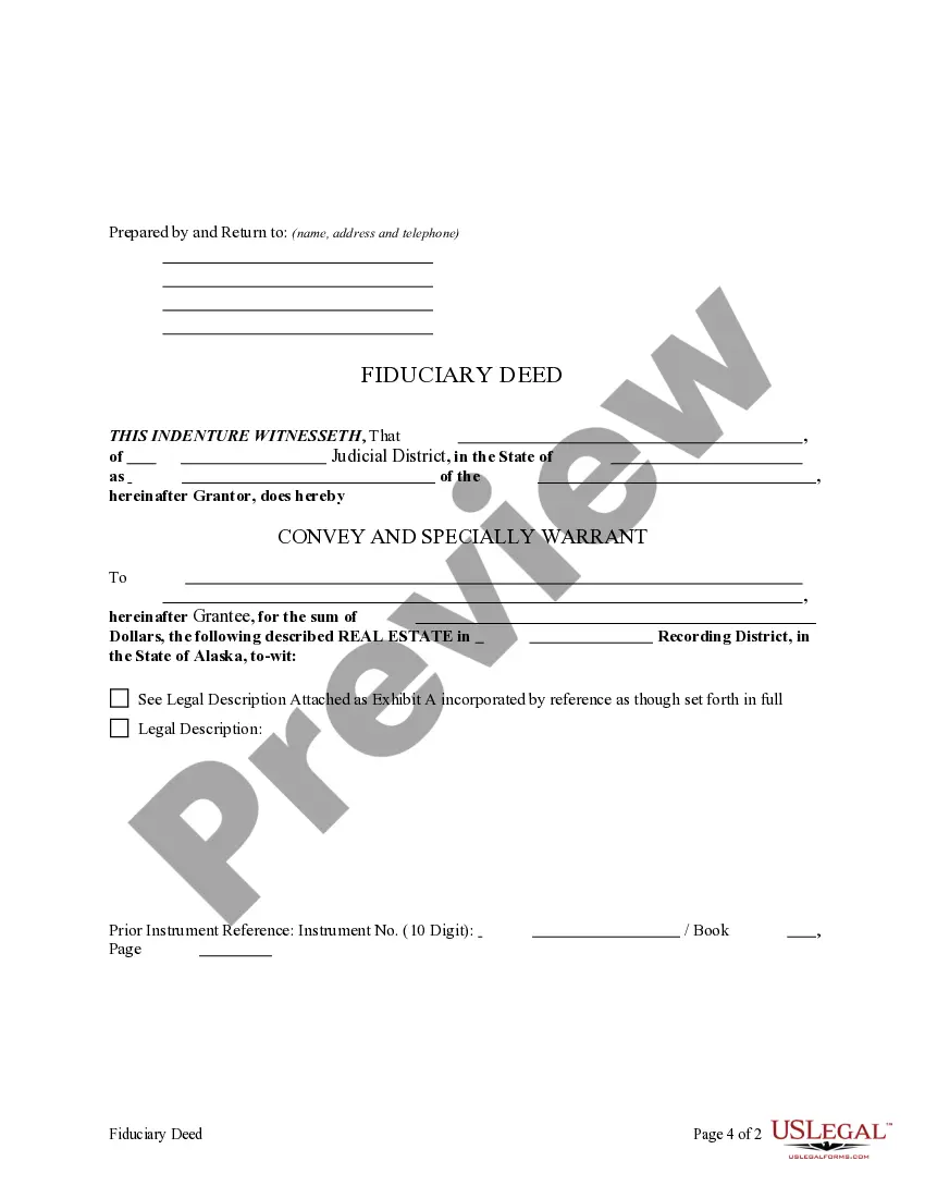 Preview Fiduciary Deed