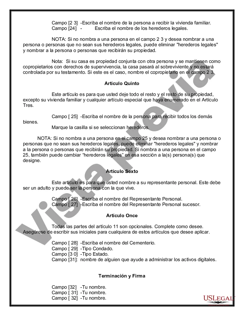 Preview Testamentos mutuos que contienen última voluntad y testamentos para personas solteras que viven juntas no casadas sin hijos