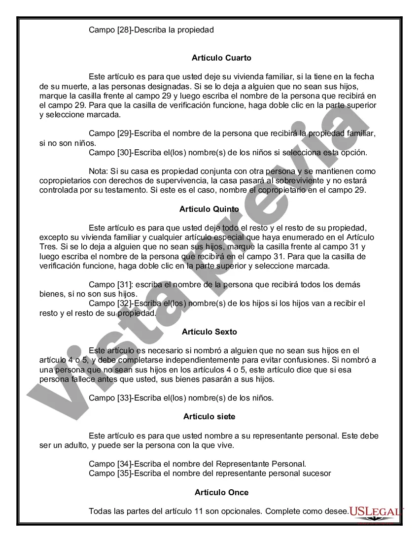 Preview Paquete de testamentos mutuos de últimas voluntades y testamentos para personas solteras que viven juntas no casadas con hijos adultos