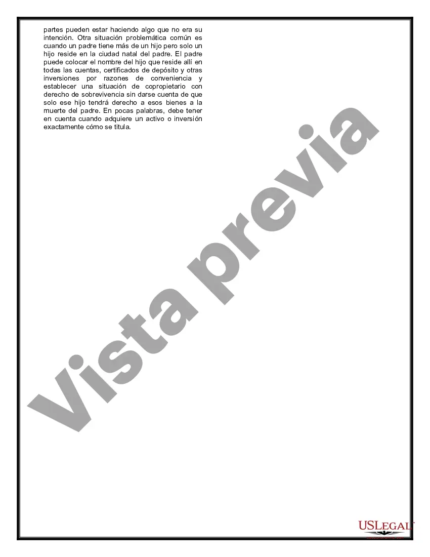 Preview Testamentos Mutuos o Últimas Voluntades y Testamentos para Personas Solteras que viven juntas, no Casadas con Hijos Menores