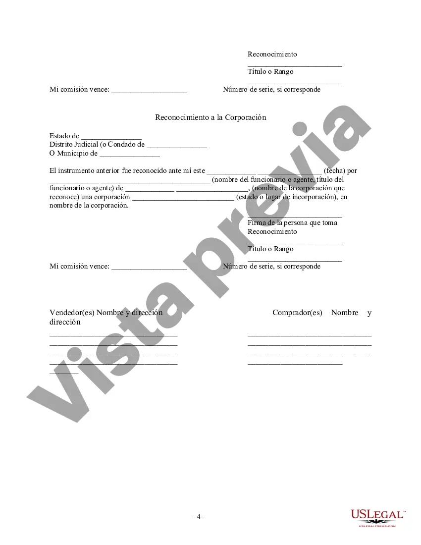 Preview Factura de venta en relación con la venta del negocio por parte del vendedor individual o corporativo