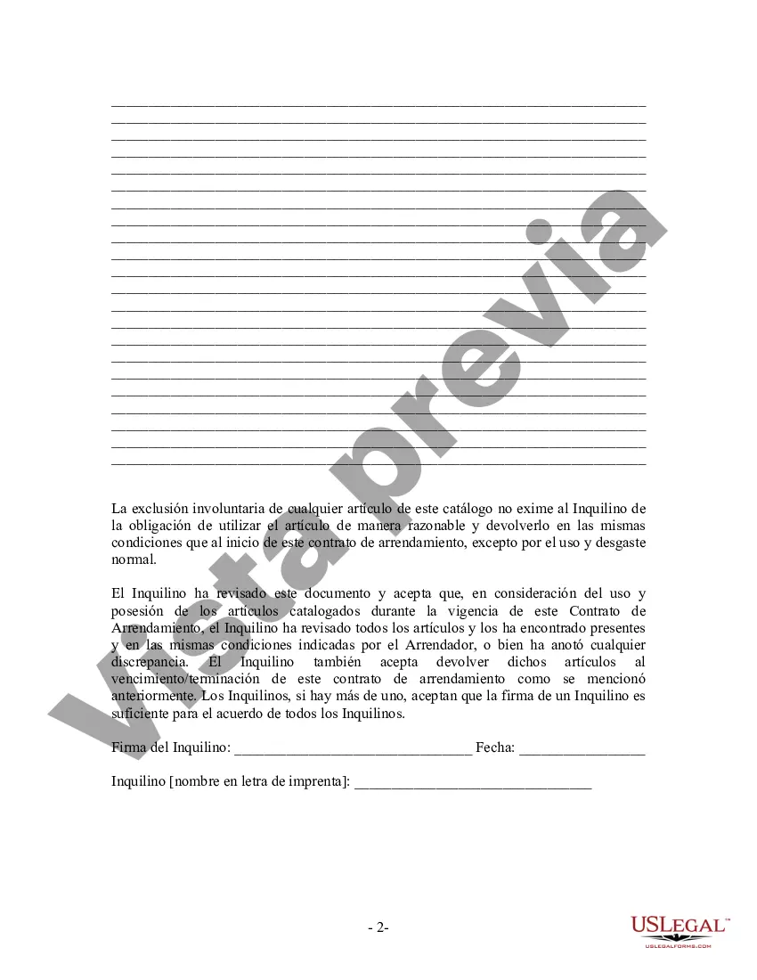 Preview Inventario y Condición de Locales Arrendados para Pre Arrendamiento y Post Arrendamiento