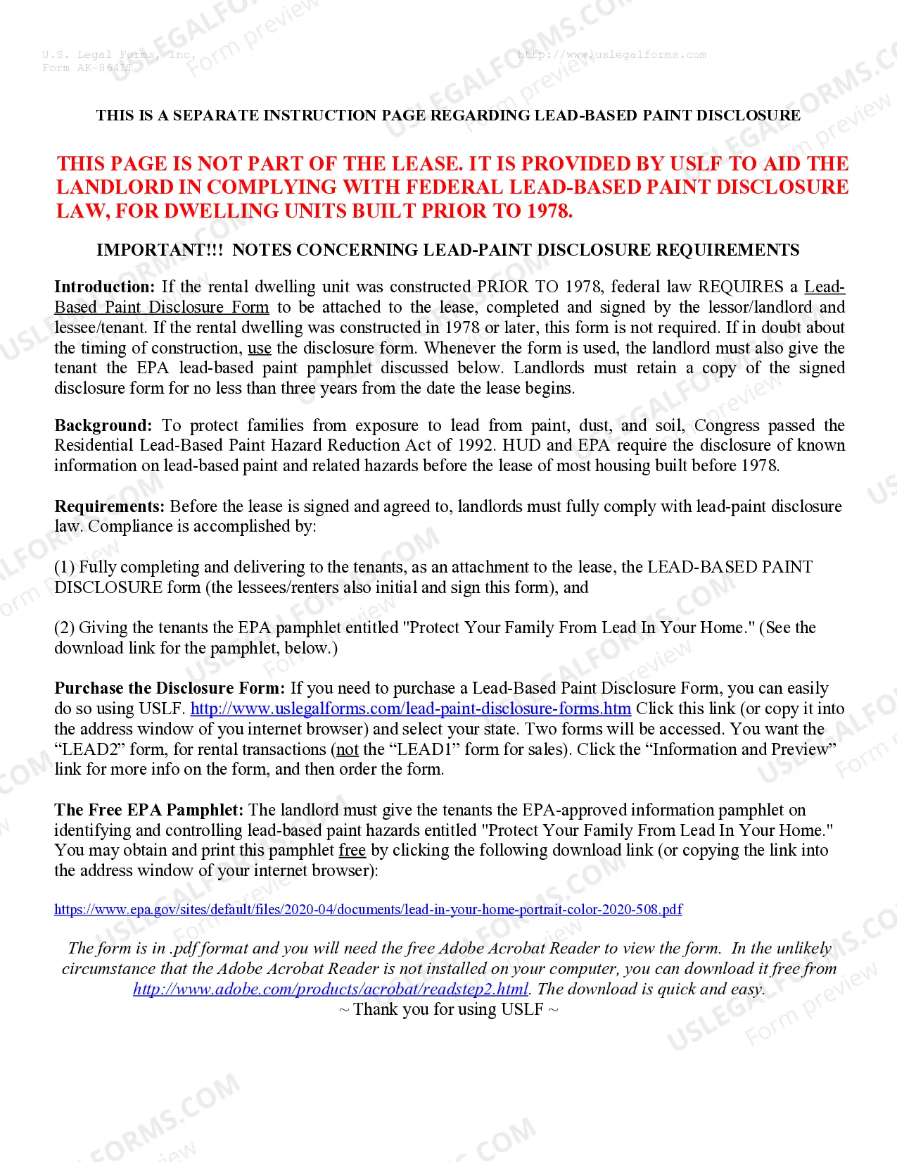 Preview Residential Rental Lease Agreement