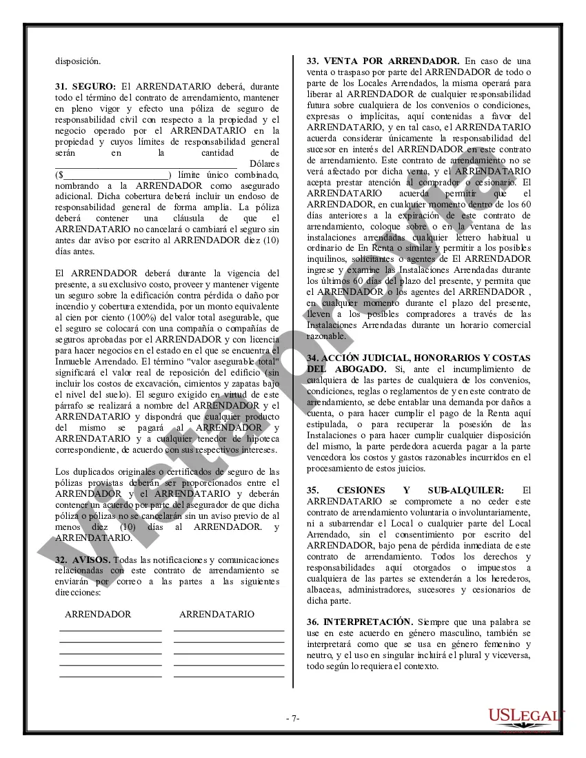 Preview Arrendamiento de edificio o espacio comercial