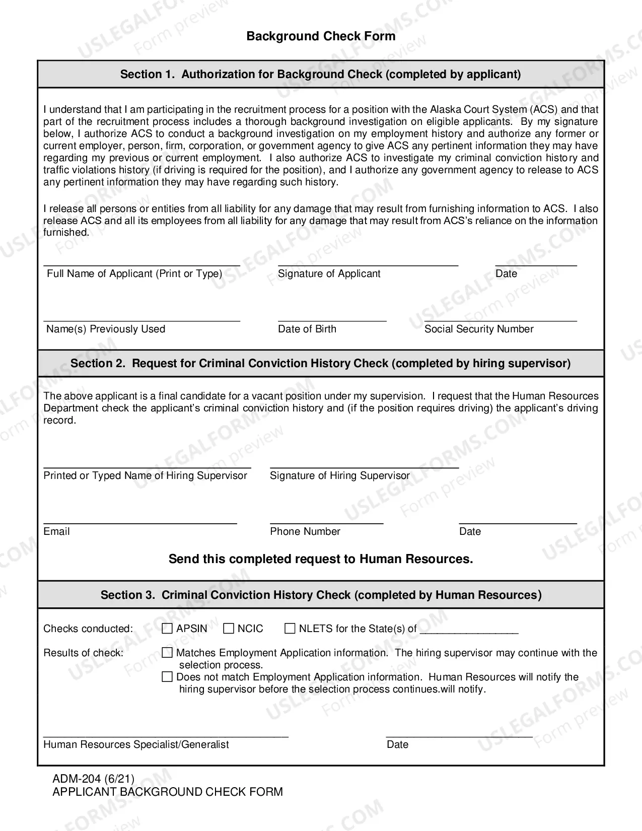 Preview Supplemental Application - Magistrate Positions