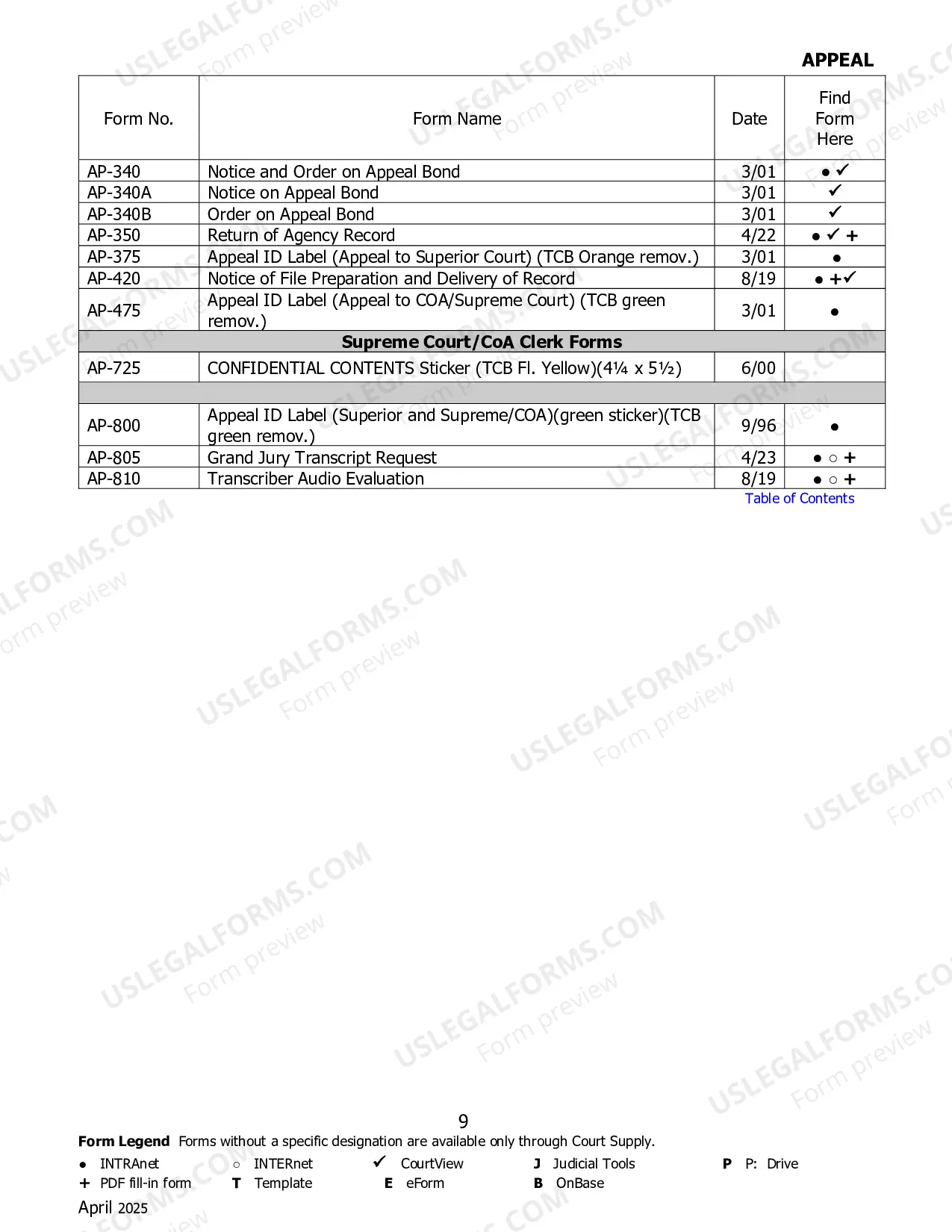 Preview Alaska Court System Forms Catalog