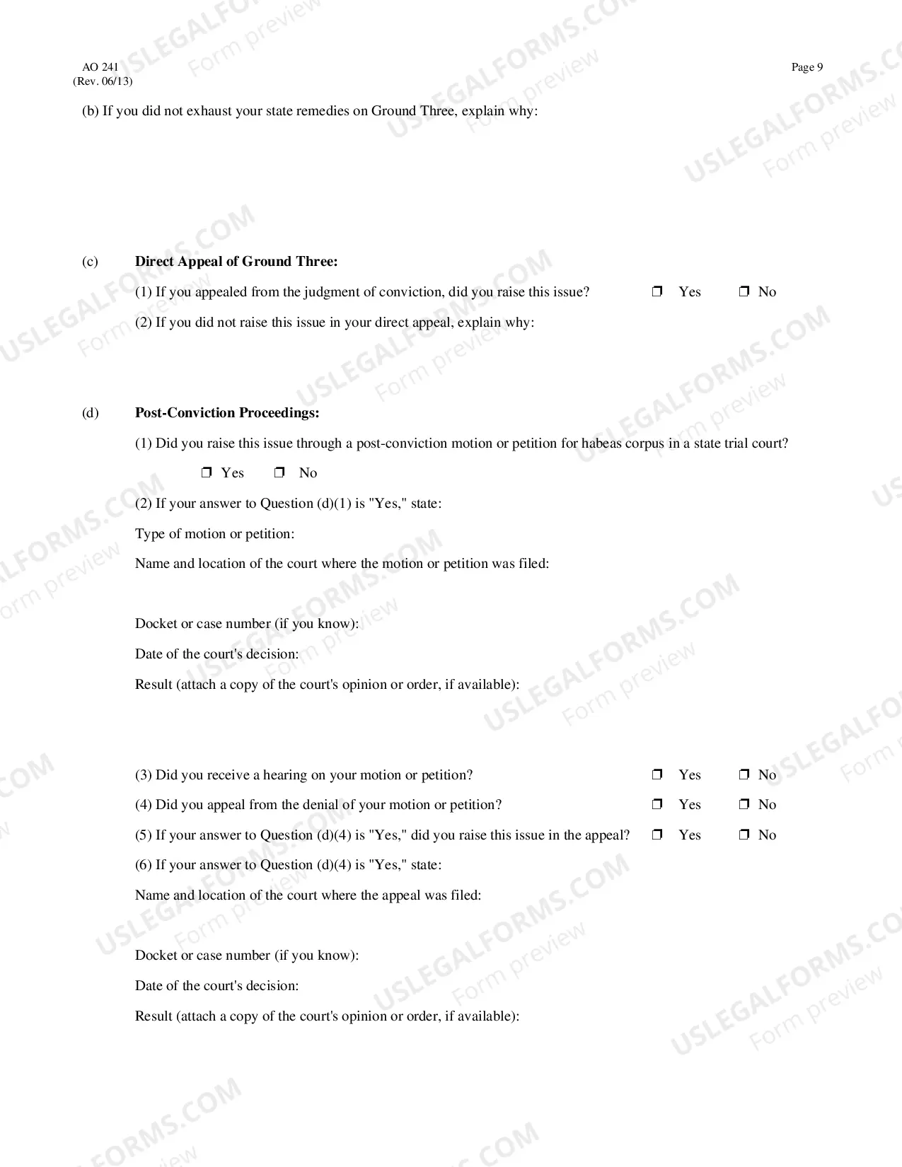 Preview Writ of Habeas Corpus