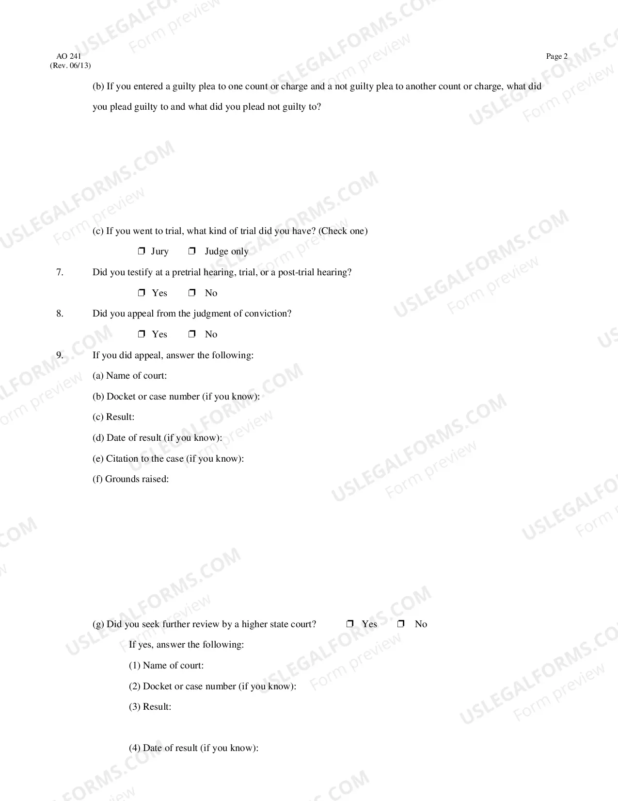 Preview Writ of Habeas Corpus