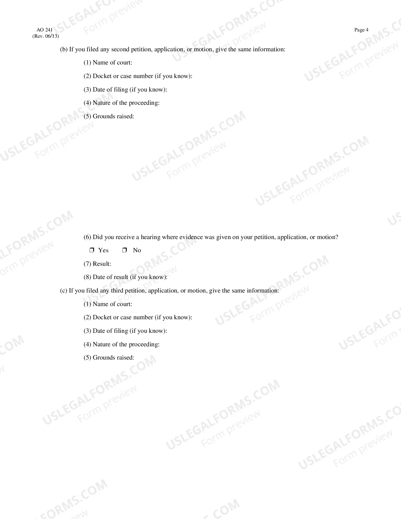 Preview Writ of Habeas Corpus