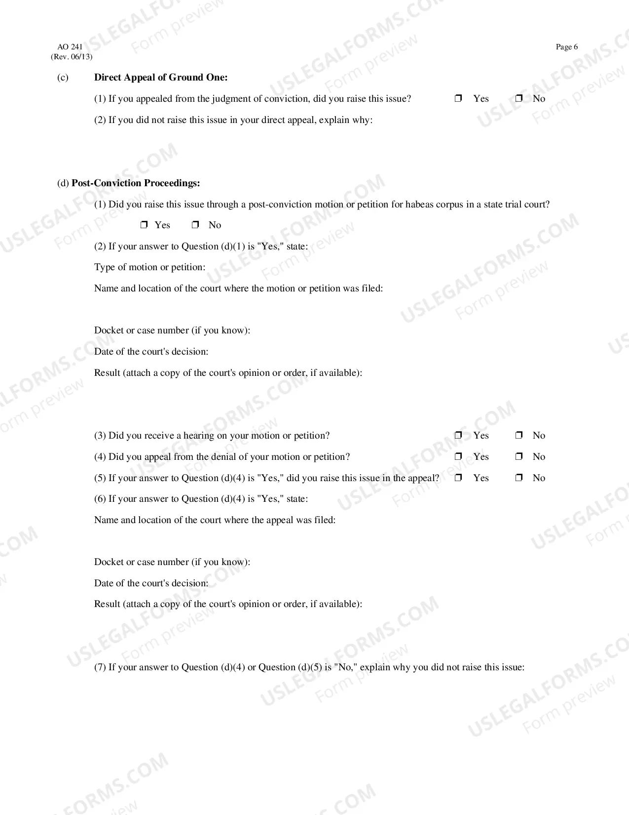 Preview Writ of Habeas Corpus