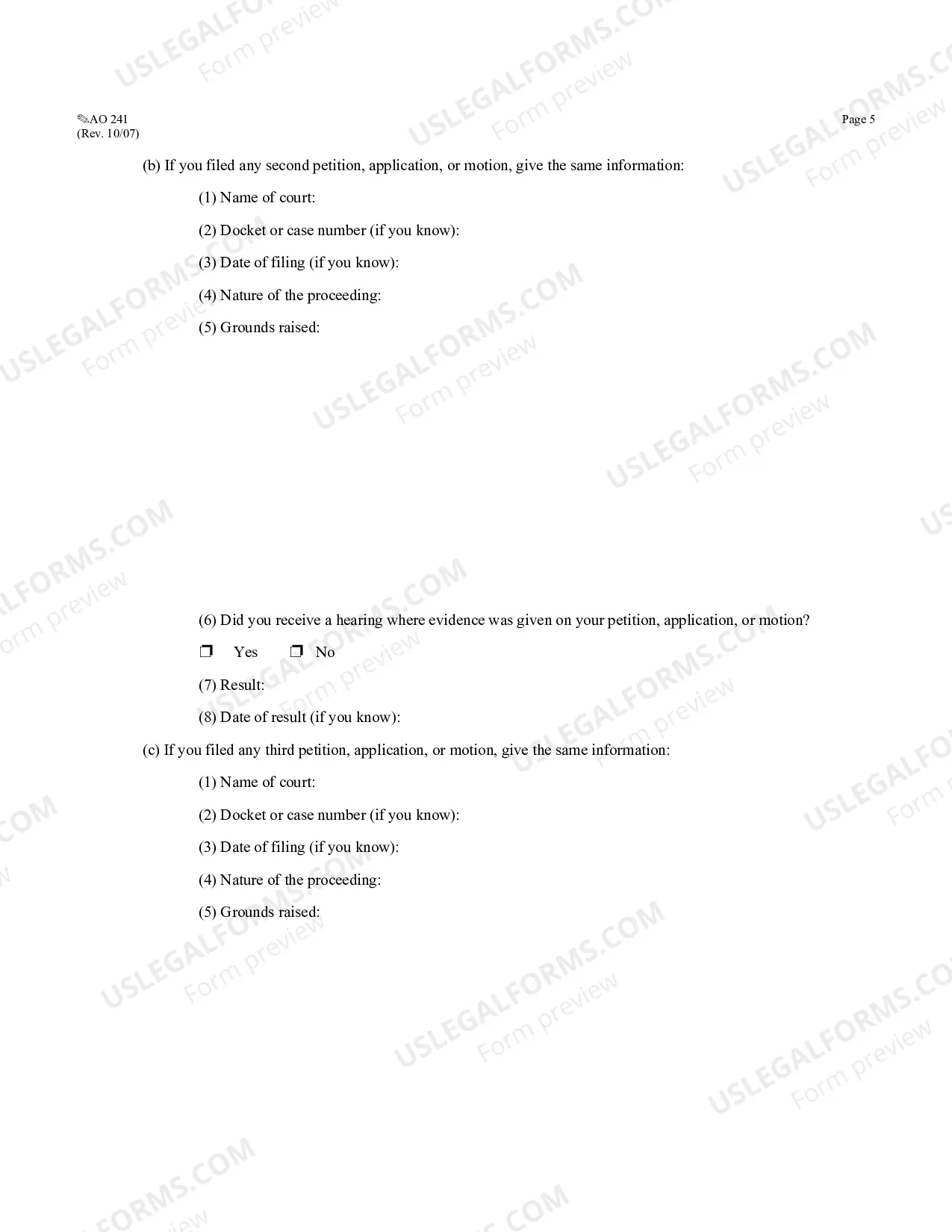 Preview Writ of Habeas Corpus