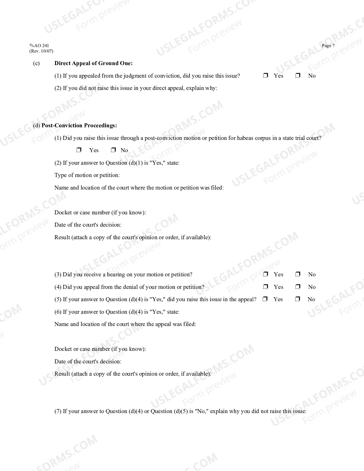 Preview Writ of Habeas Corpus