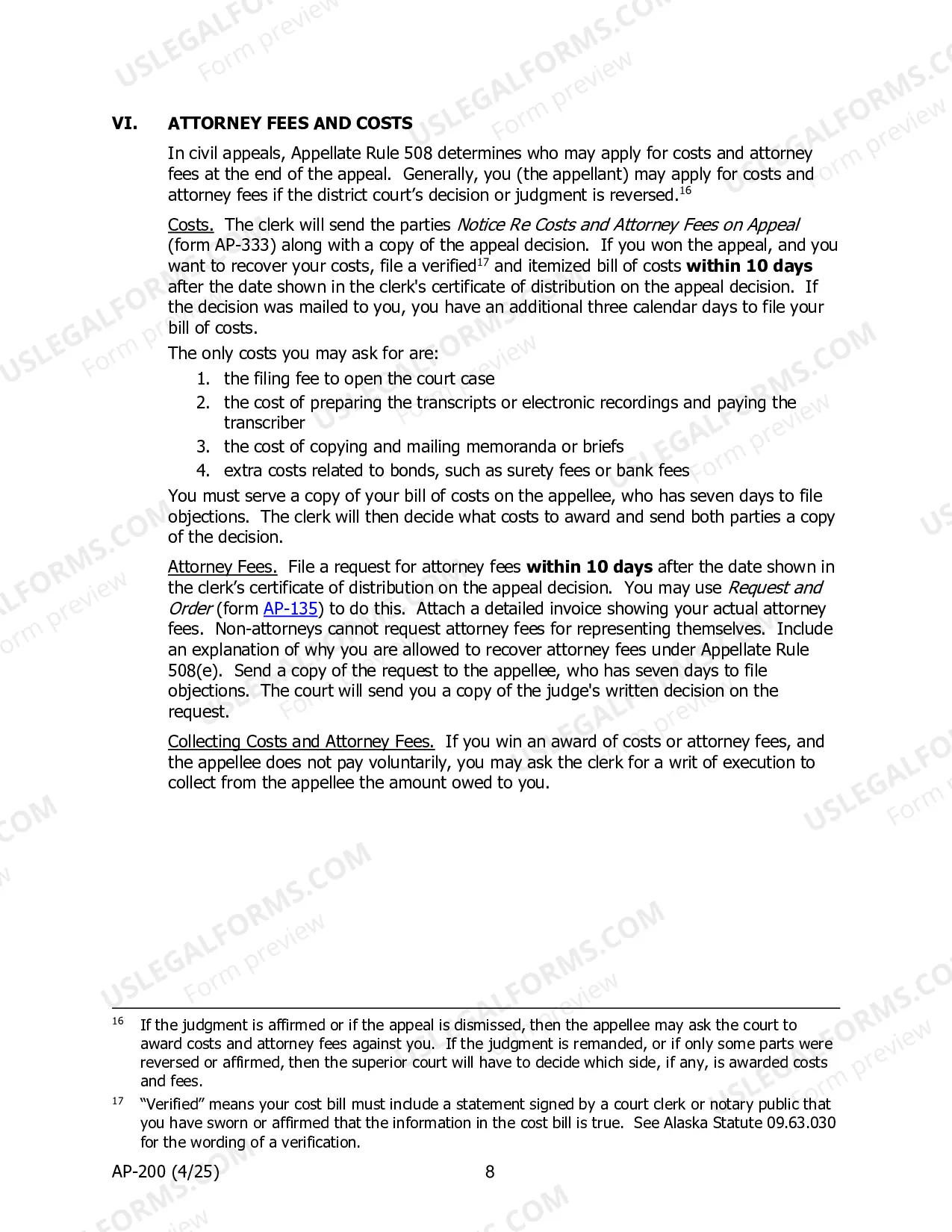 Preview Appellant Instructions - District Court to Superior Court Appeals