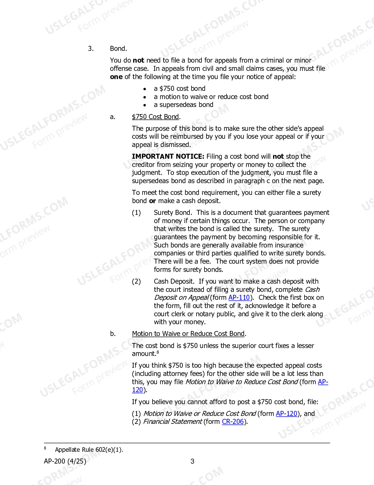 Preview Appellant Instructions - District Court to Superior Court Appeals
