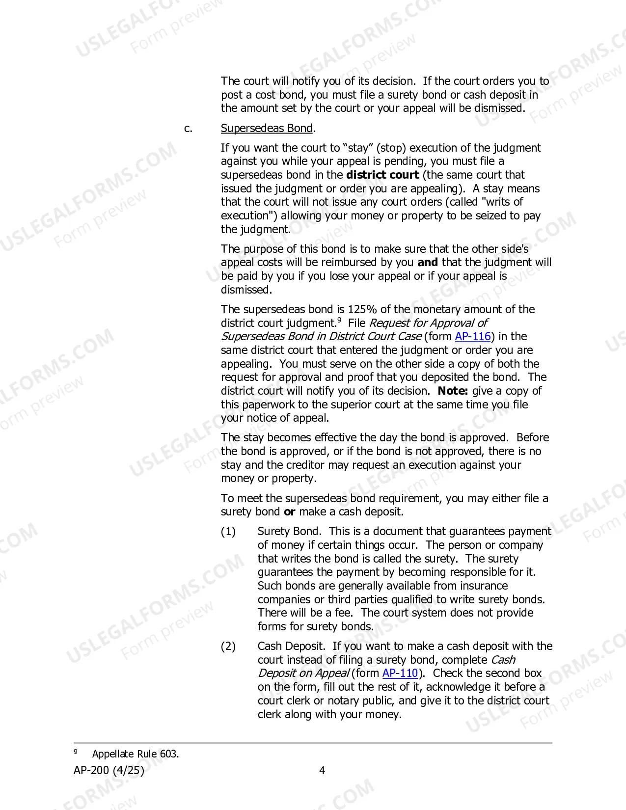 Preview Appellant Instructions - District Court to Superior Court Appeals