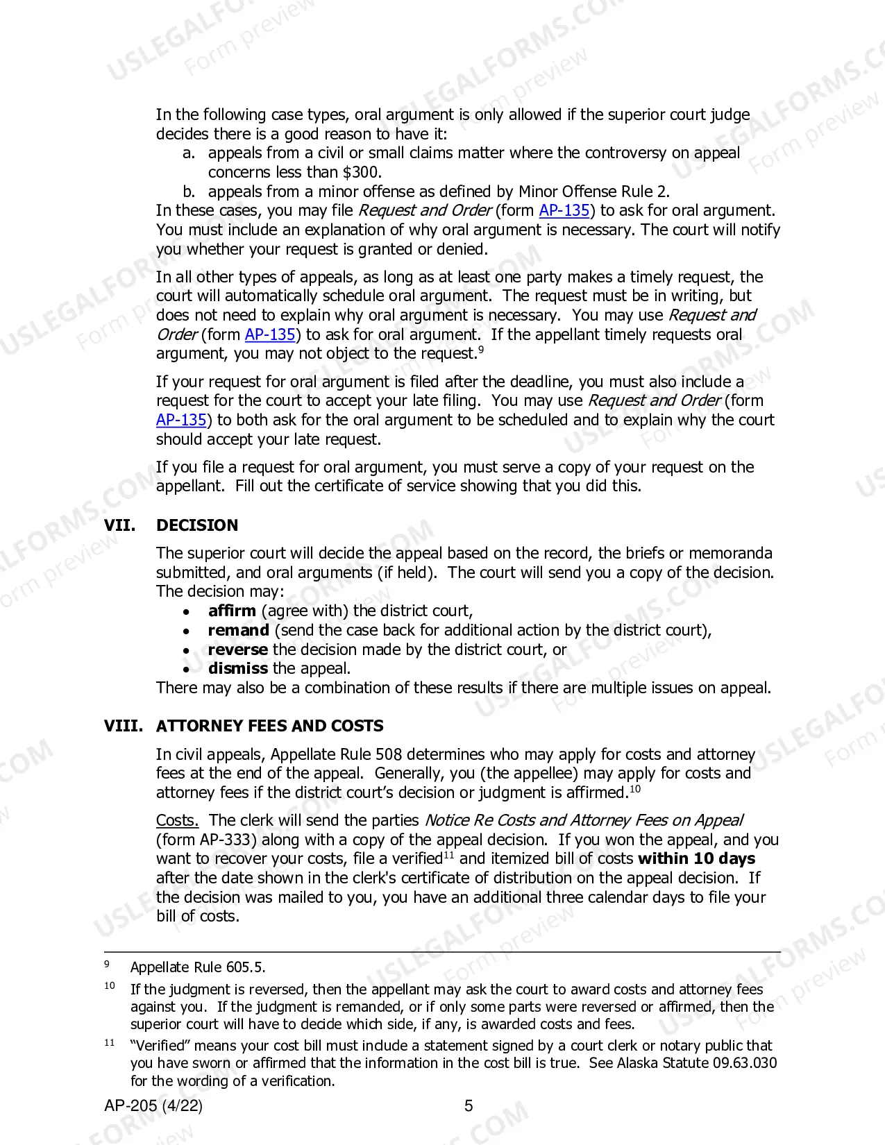 Preview Appellee Instructions - District Court to Superior Court Appeals
