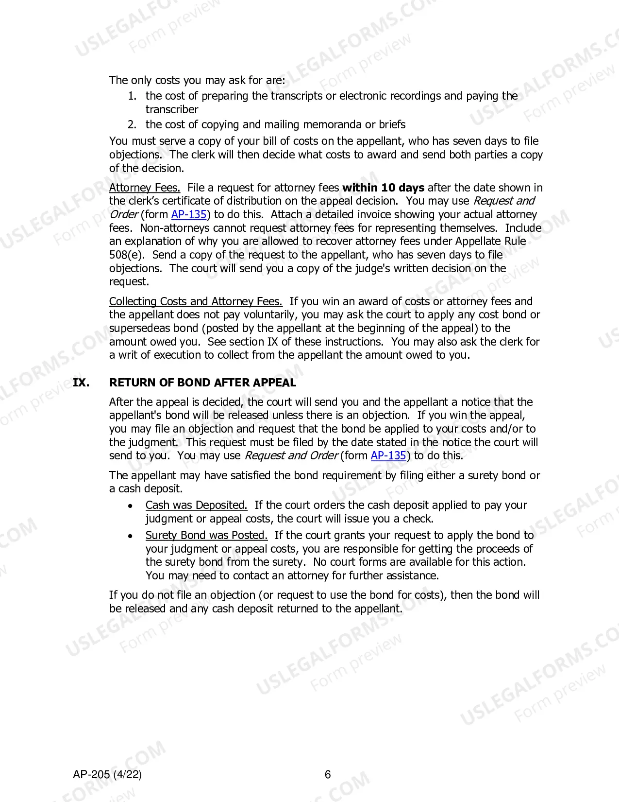 Preview Appellee Instructions - District Court to Superior Court Appeals
