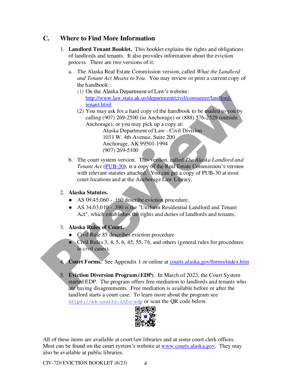 page 5 Eviction Information for Landlords and Tenants About Forcible Entry and Detainer (F.E.D.) Actions preview