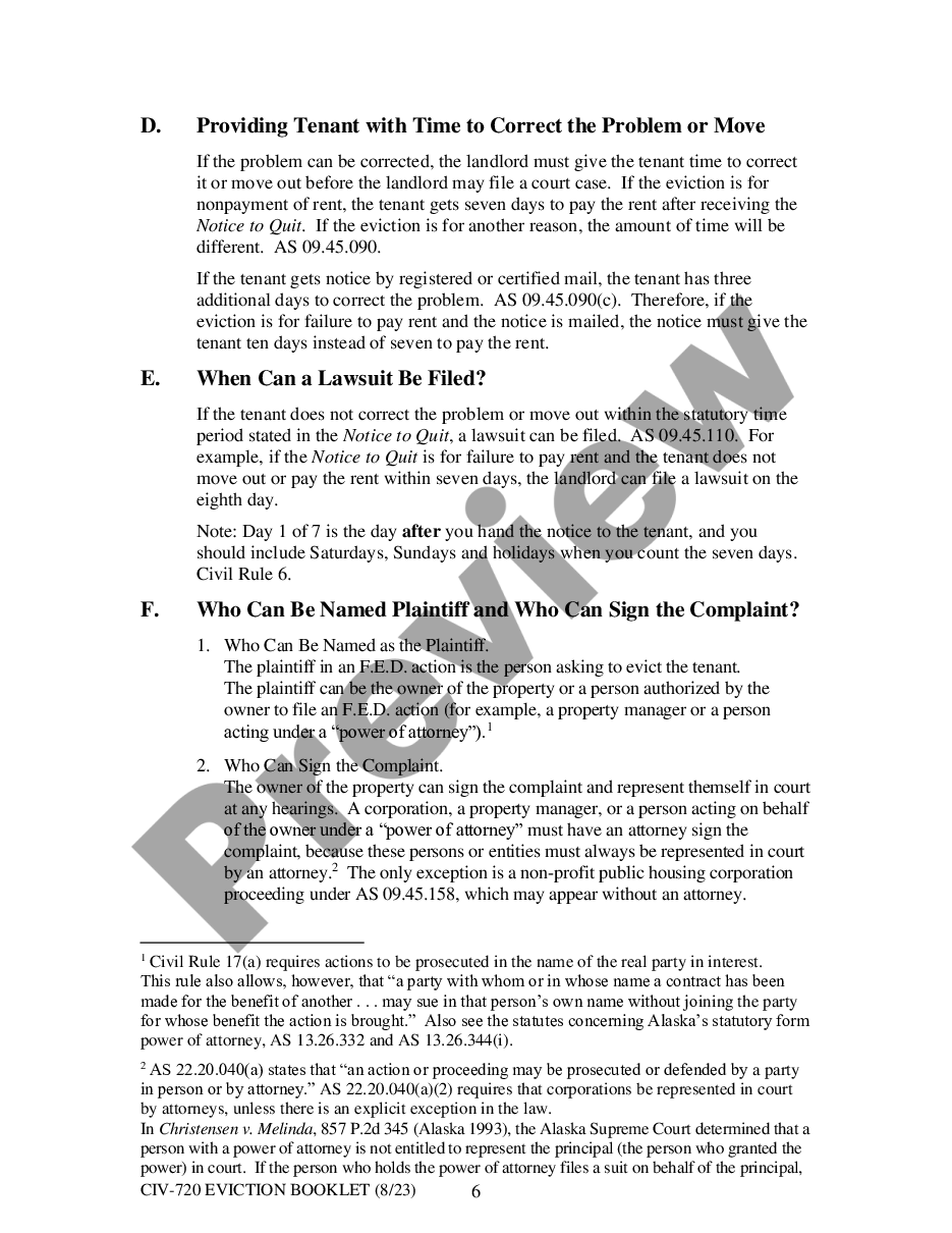 page 7 Eviction Information for Landlords and Tenants About Forcible Entry and Detainer (F.E.D.) Actions preview