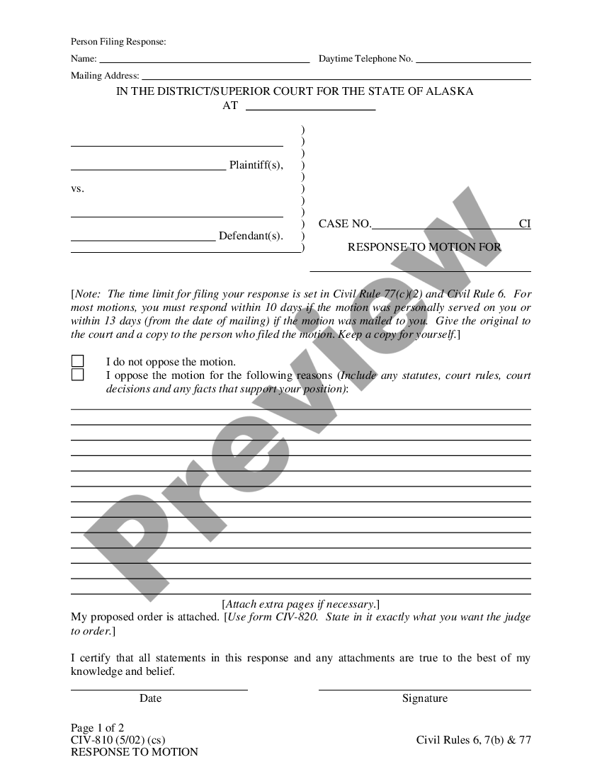 Alaska Motion To Modify Child Support US Legal Forms