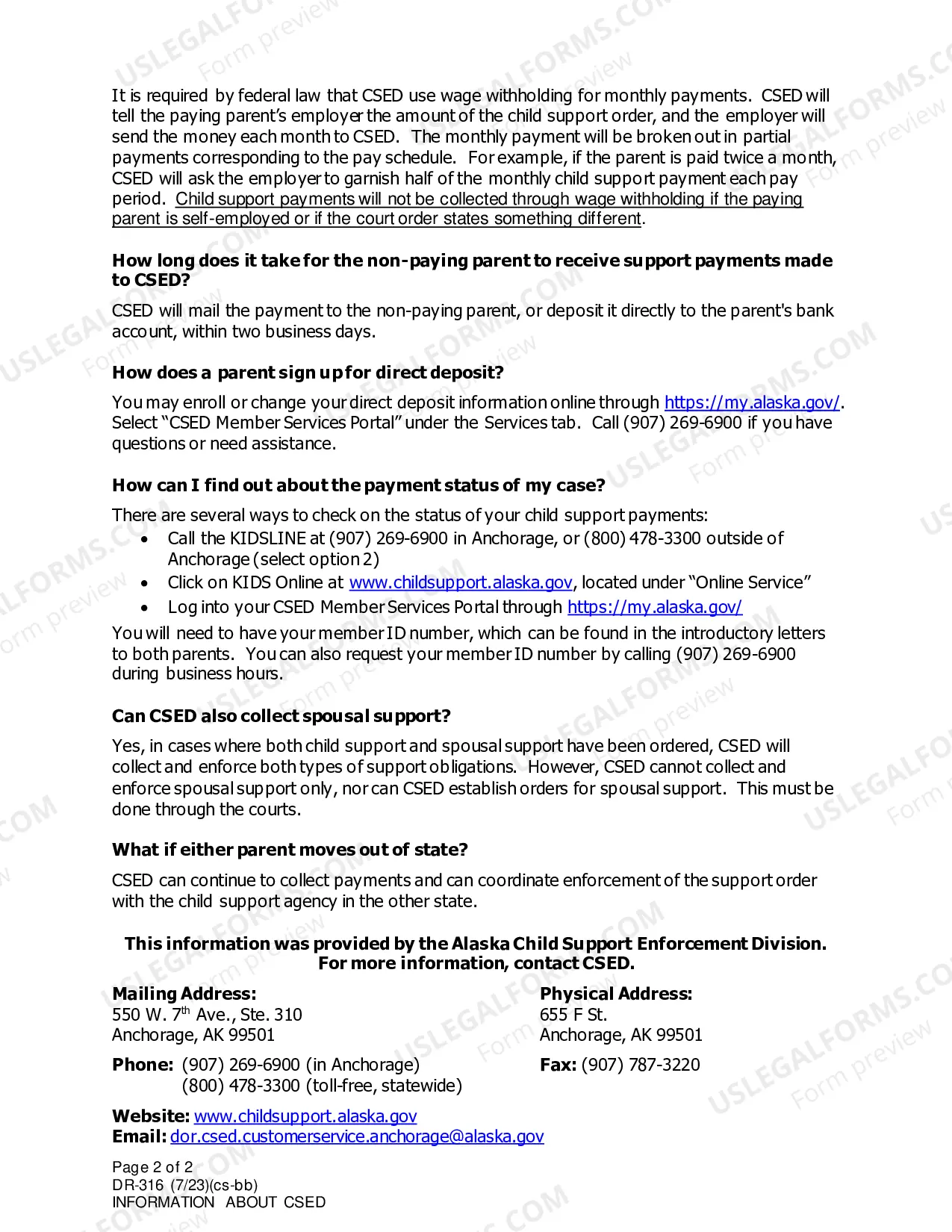 Preview Information About CSSD
