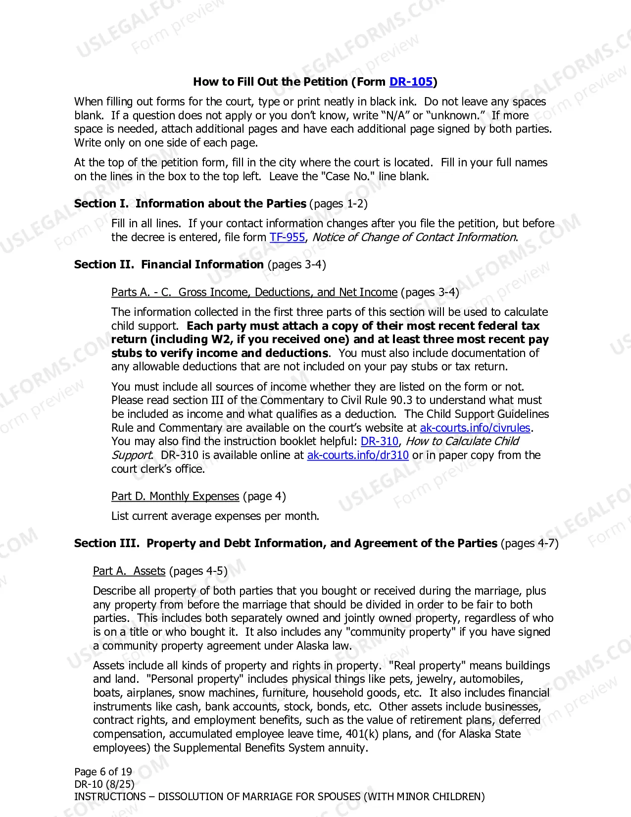 Preview Instructions
