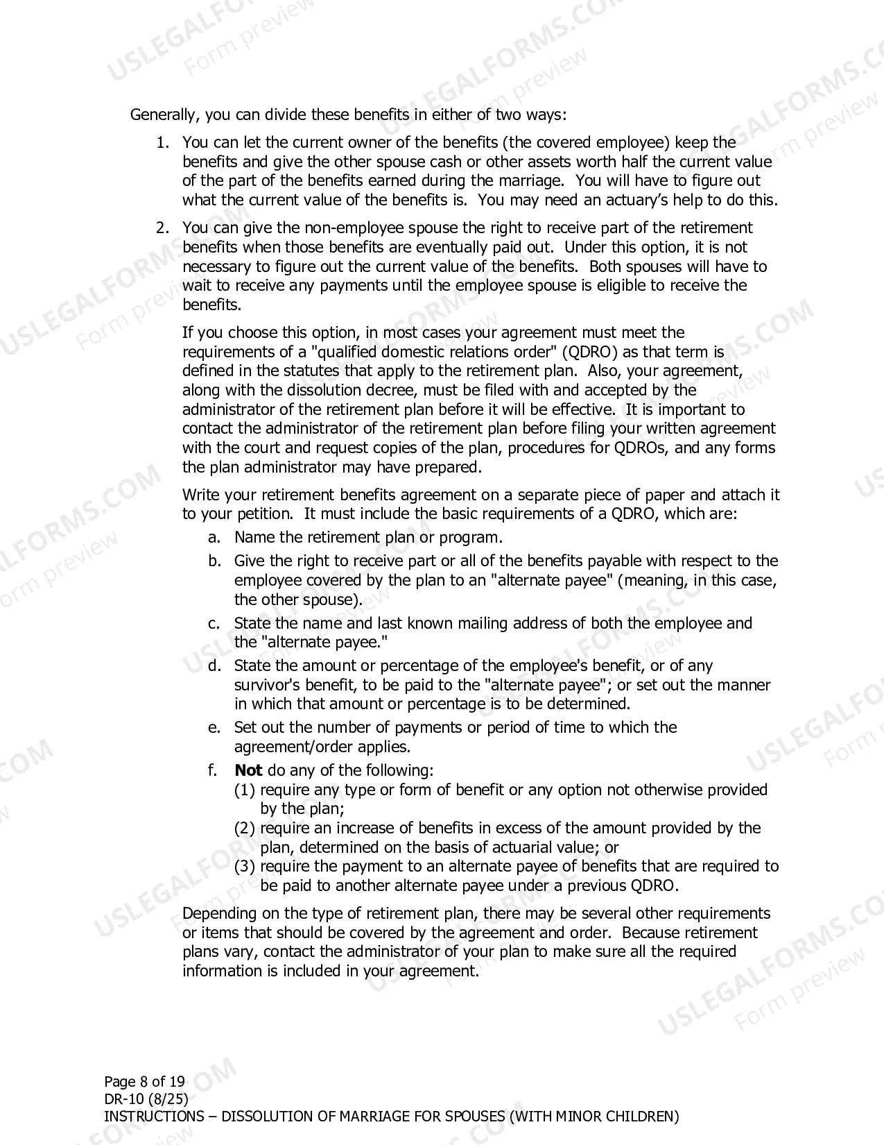 Preview Instructions