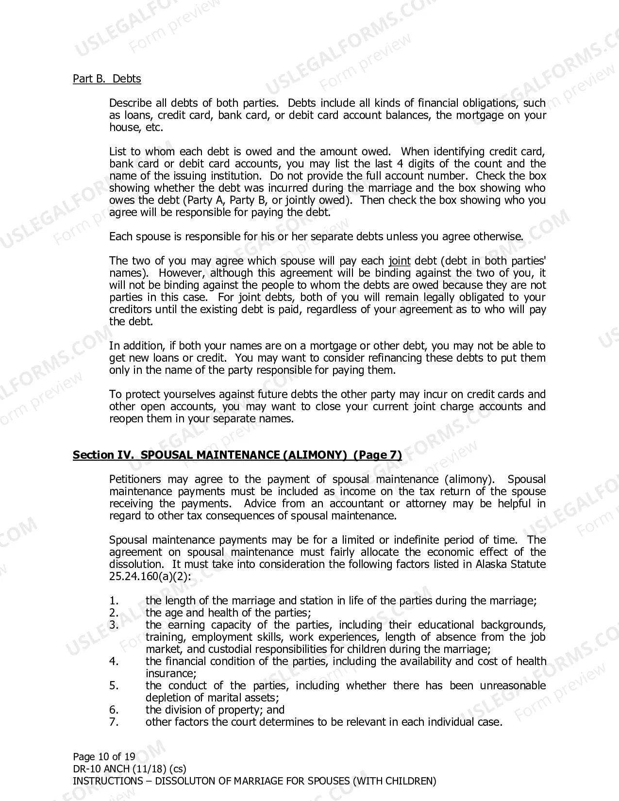 Preview Instructions