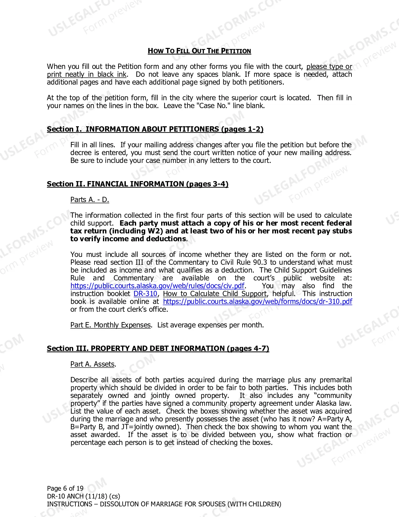 Preview Instructions