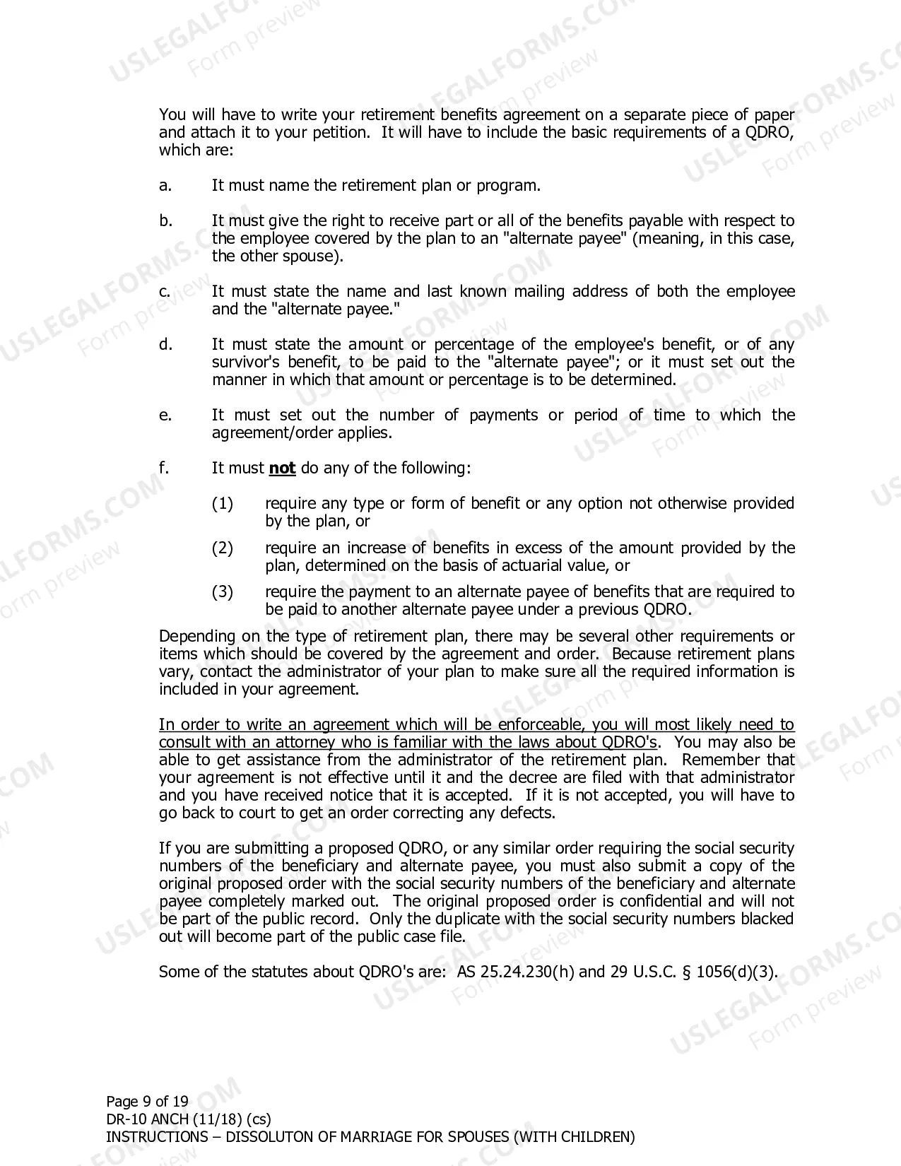 Preview Instructions