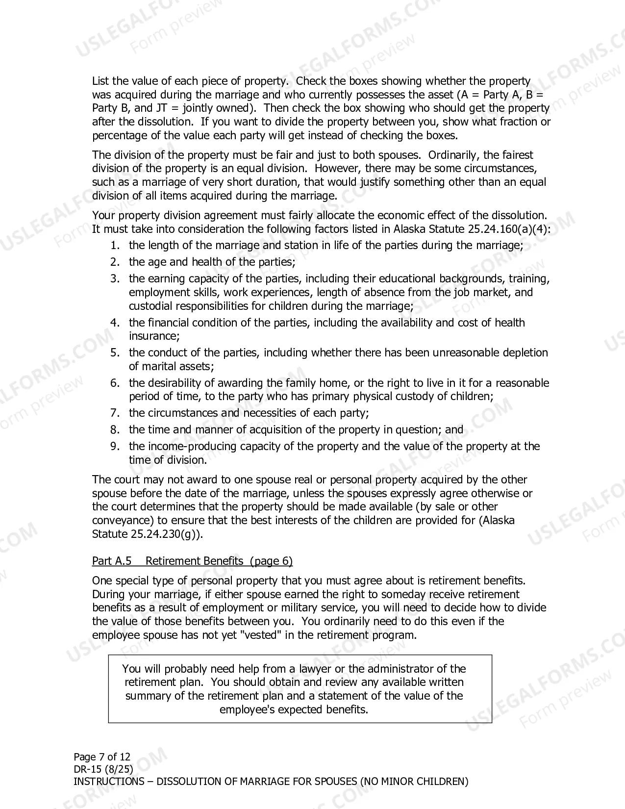 Preview Instructions